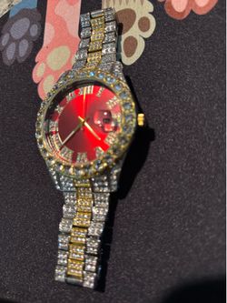 Iced out watch