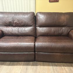 Francesca Auburn Power Reclining Sofa and Loveseat 