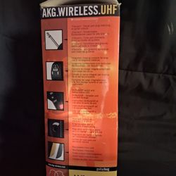 AKG WMS 40 GB 40 High Quality Wireless Miniature Guitar Transmitter. 