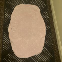 Pink Polka Dot Diaper Changing Cover 