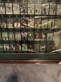Tiger Woods Uncut Masters Factory Framed