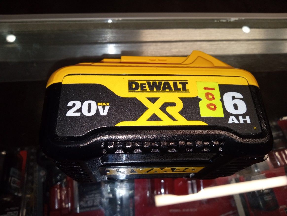 DeWalt New Battery 6ah
