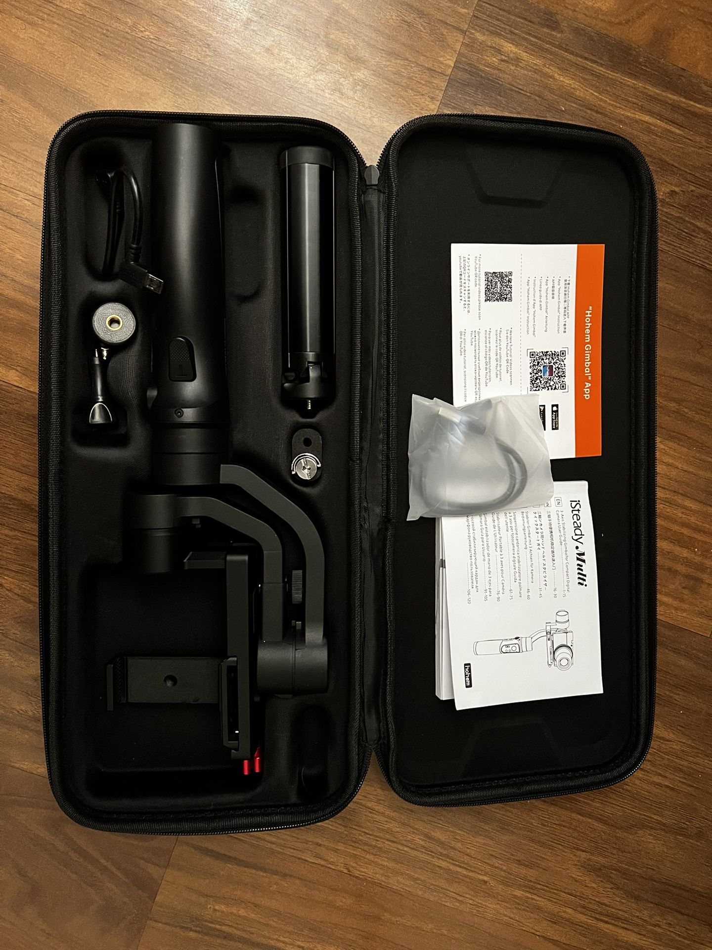 Gimbal Stabilizer - Hohem 3 Axis - Phone, Camera & GoPro Compatible 