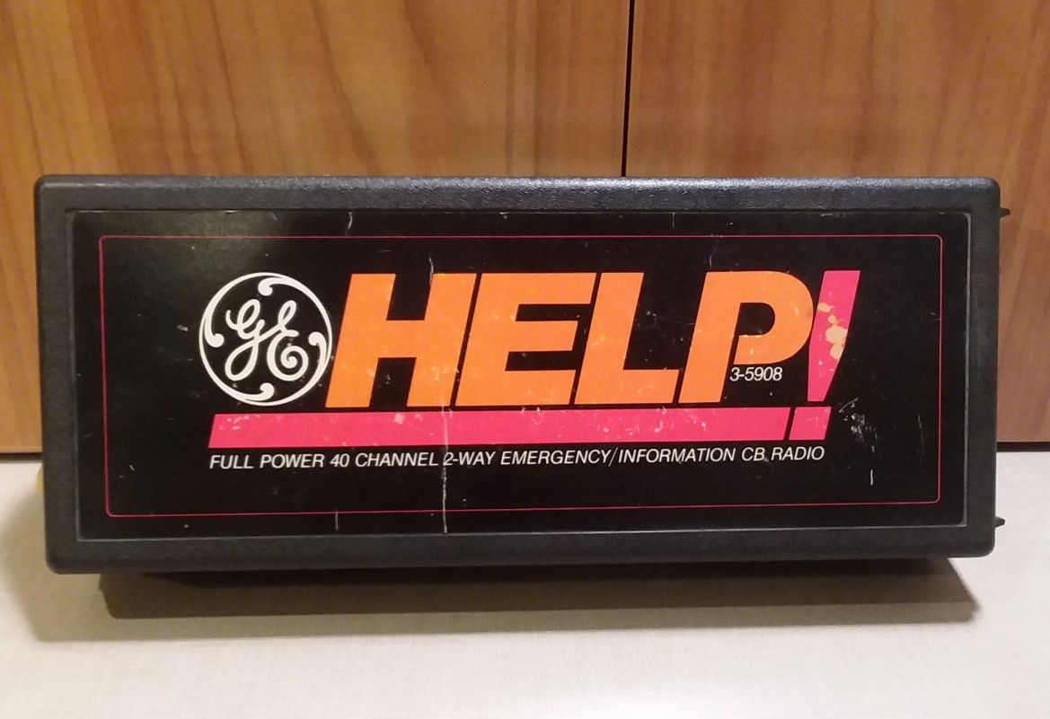 Vintage GE Help 40 Channel 2-Way CB Radio