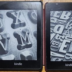 2 Kindle Paperwhite 10th Gen 8GB With Case
