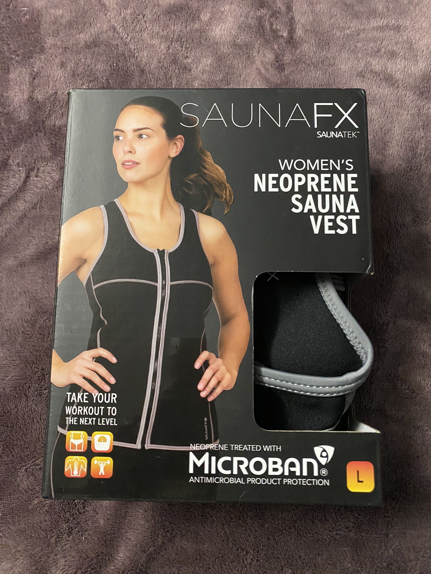 Women’s Neoprene Sauna Vest. NEW WITH TAGS