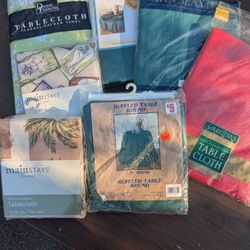 New Vinyl Tablecloths 