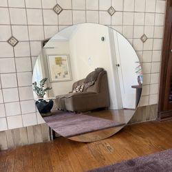 36 in Round Mirror