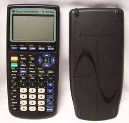 Texas Instruments TI83 Plus Graphing Calculator W Cover Tested Works Great EXUC!