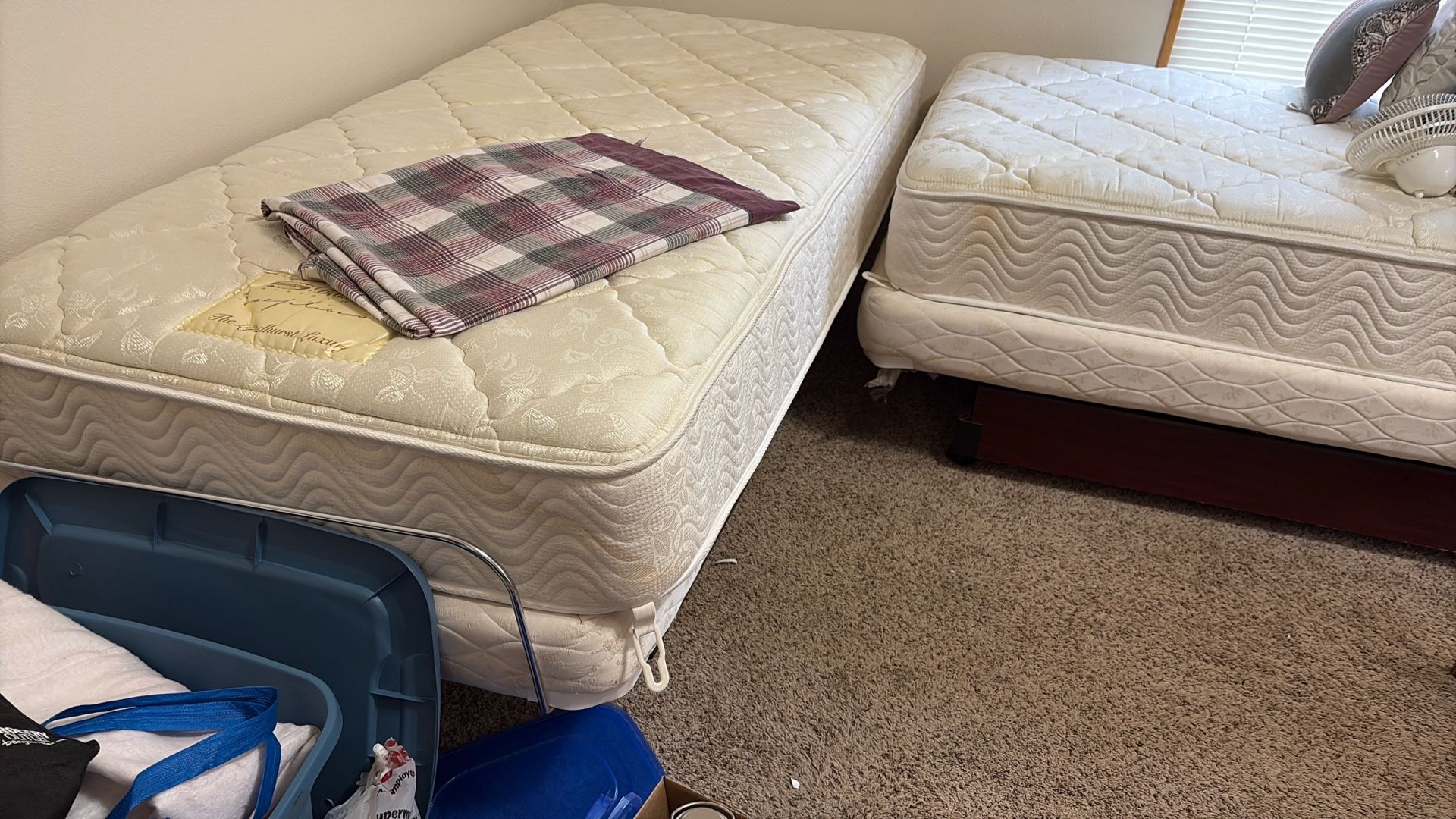 Two Twin Size Beds. Free