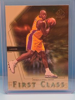 Upper Deck 1999-00 SP Authentic First Class Insert Shaquille O'Neal #FC4 Laker