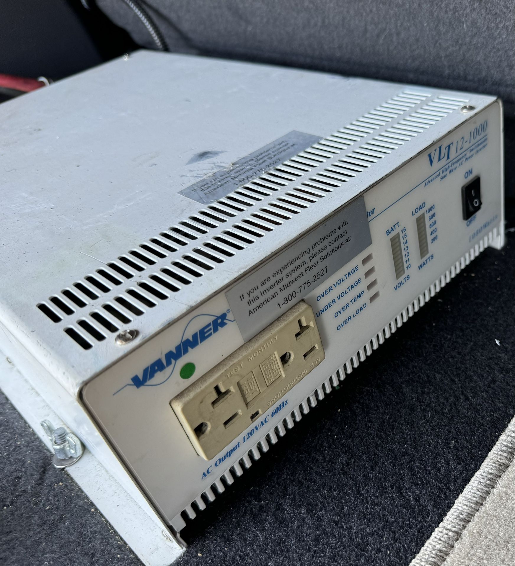 Vanner VLT 12-1000 Power Inverter