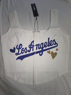 Custom DODGERS corset Size Large
