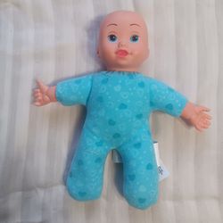 My First Baby Doll In Blue Baby Boy