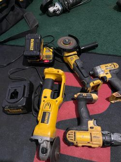 Dewalt drills grinders