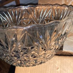 Crystal Punch bowl Set