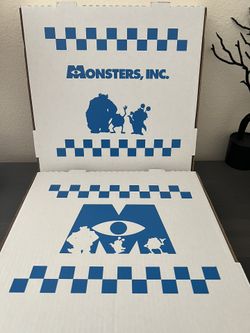 Monsters Inc Pizza Box Pizza Party