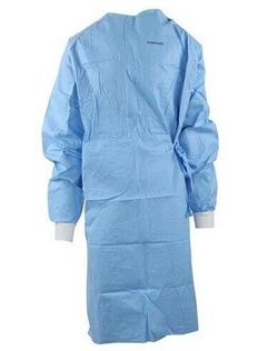 Halyard Aero Blue Surgical Gown AAMI Level 3 Poly Size X Large - Blue 