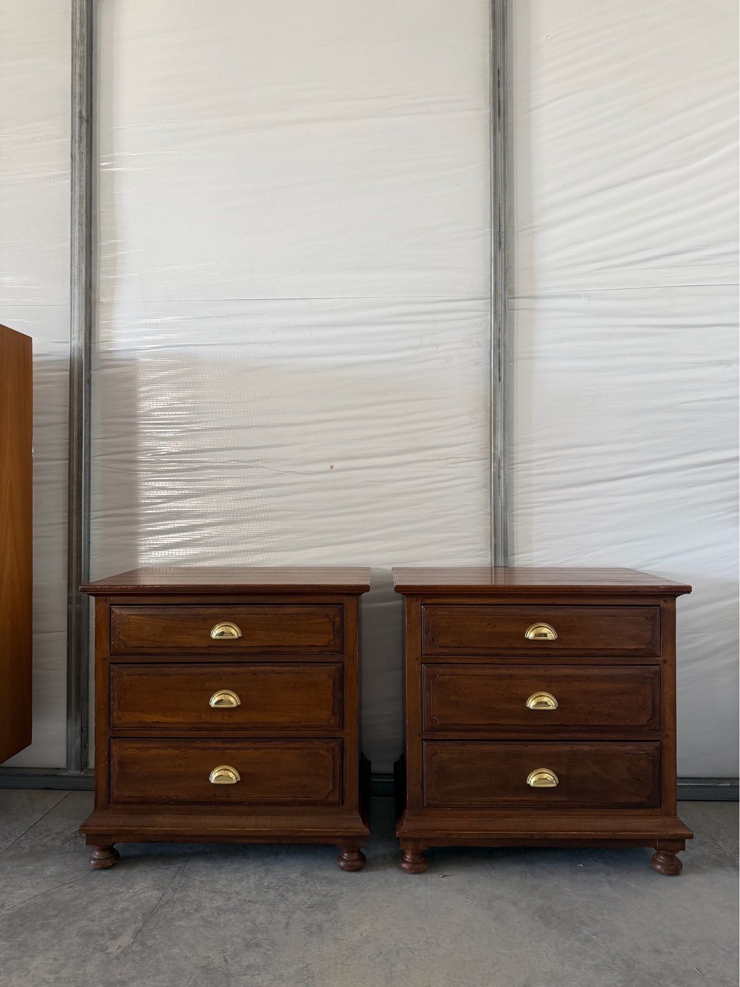 Vintage Drexel Heritage Mandalay Oversized Nightstands
