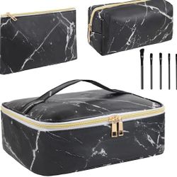 DISEN Makeup Bags for Women 13 in 1 Cosmetic Bag Set, Toiletry Bag Travel Case Waterproof, Makeup Pouch Make Up Bag Bulk for Purse with 10Pcs Professi