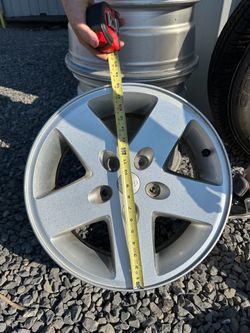 4x 18” Jeep Wrangler Rims + Brand New Goodyear Spare Tire (Set of 5 Wheels)