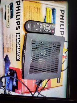 Vintage Magnavox WebTV Model MAT965KB - Box, Keyboard, & Remote (For Parts/Nostalgia)