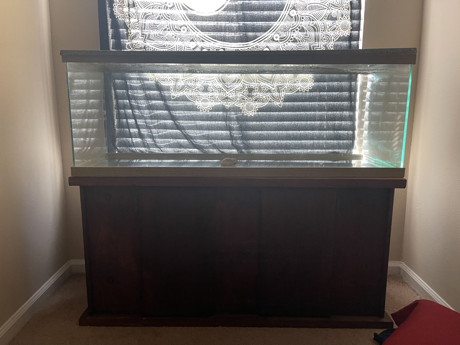 REPTILE/AQUATIC TANK & STAND W CABINETS
