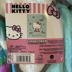 Cloud Throw Hello Kitty Blanket 