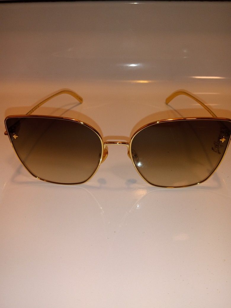 Louis Vuitton sunglasses with LV charm