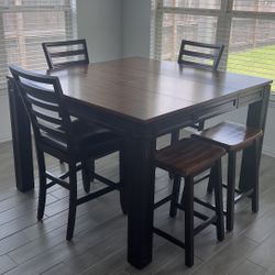 Square Wooden Dining Table