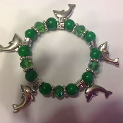 Dolphin stretch bracelet