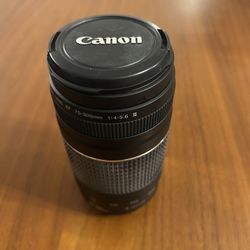 Canon 75-300 lens and Camera Bag
