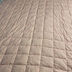 10 Pound Blanket Pink 40 Inch 60 Inch x 60 Inch 100% Cotton Cover