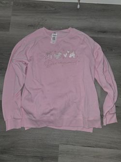 Disneyland Pink Sweater Size L