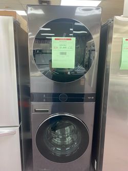 LG WashTower 4.5 Washer & 7.4 Electric Dryer