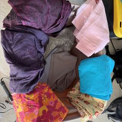 Free All Sorts of Color Fabric Pieces