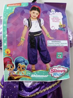 Nickelodeon Shimmer and Shine Genie Costume Size 3T/4T Brand NEW! Porch Pickup or Can Ship!