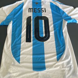 Adidas Lionel Messi Argentina Jersey 