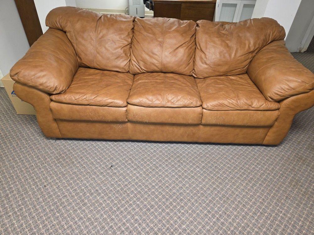 Leather Sofa Sleeper