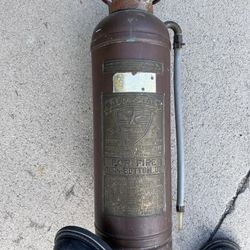 Redstar Copper Brass Fire Extinguisher