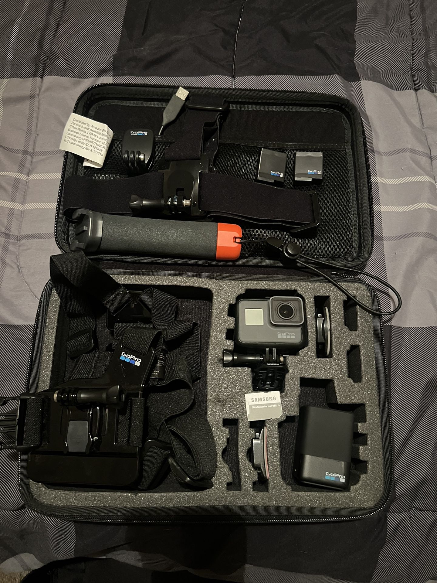 GoPro Hero 6 w/ Case And  Accessories 