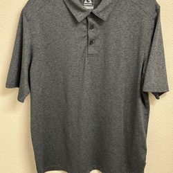 Gerry Polo Mens Size Large Short Sleeve Gray Comfort Stretch Outdoors