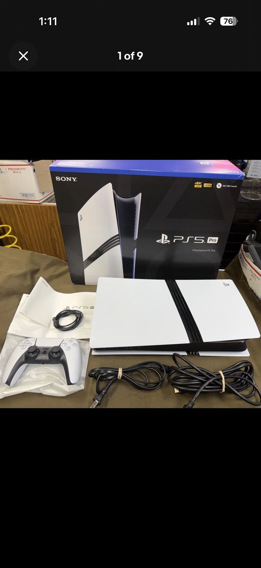 PS5 Pro 2TB Bundle – Opened Box New + 2 Controllers + Astro A20 Headset