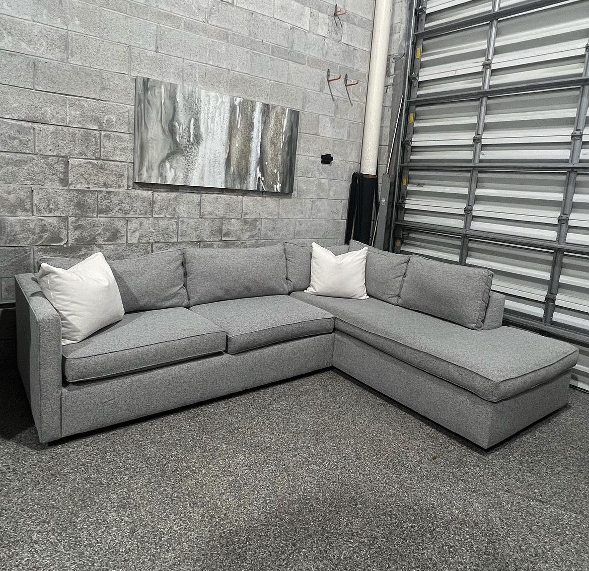 West Elm Gray Large Sectional