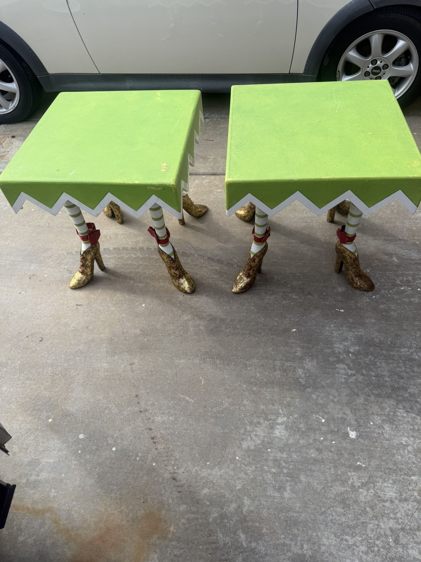 Santa Elves Tables 24 X 24 And 24” High.  