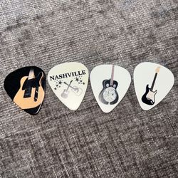 New Nashville Music Double Sided Acoustic Electric Medium Guitar Picks