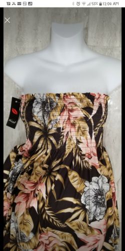 Strapless dress
