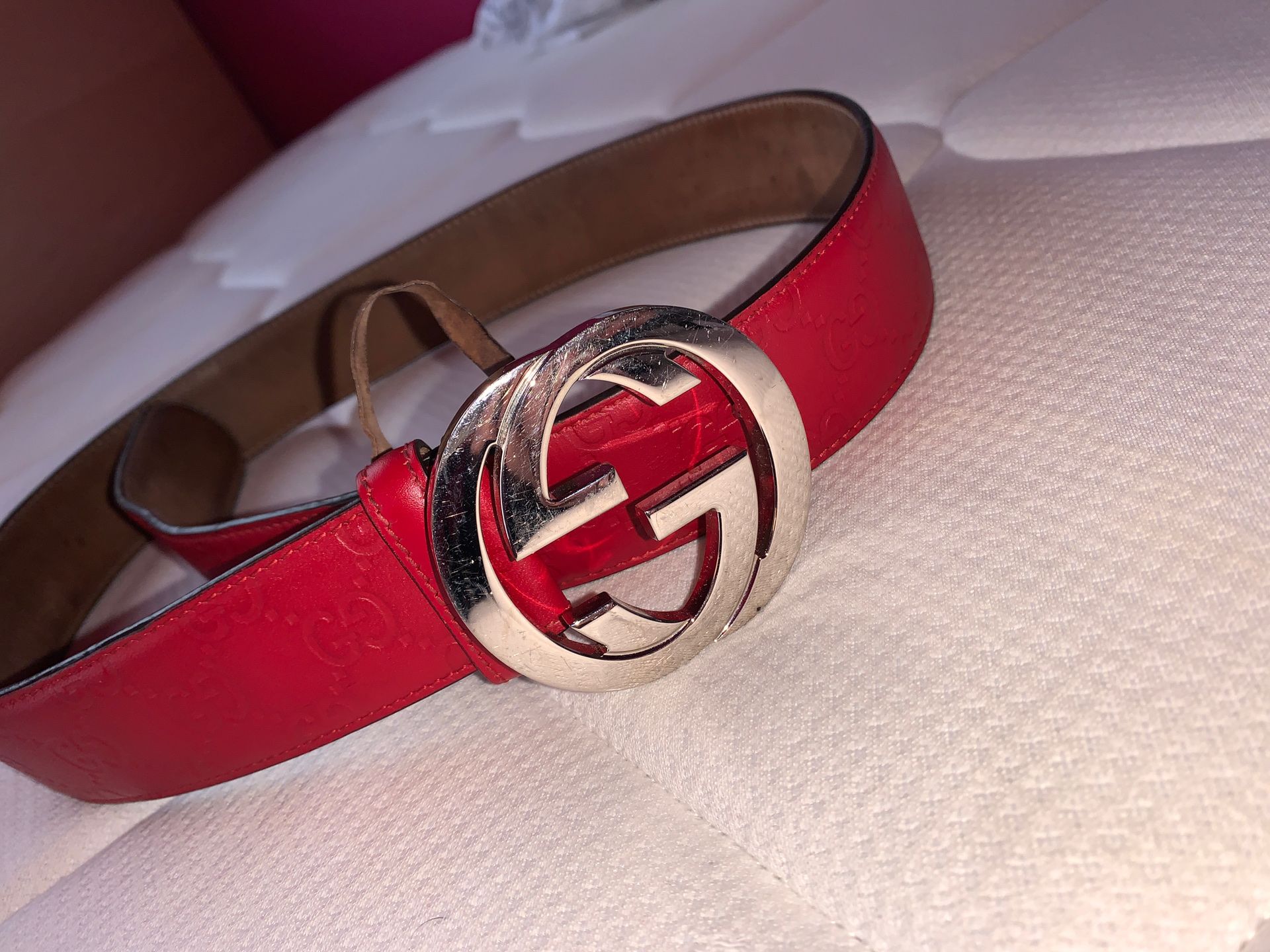 Gucci Signature belt with G buckle