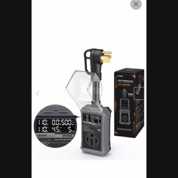 RV Surge Protector 50 Amp with Circuit Analyser LED Display, 16000 Joules