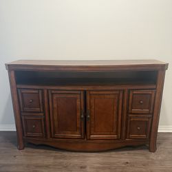 Real wooden TV Stand (deep drawers)